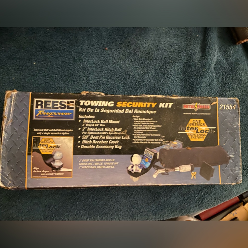 Reese towing security kit